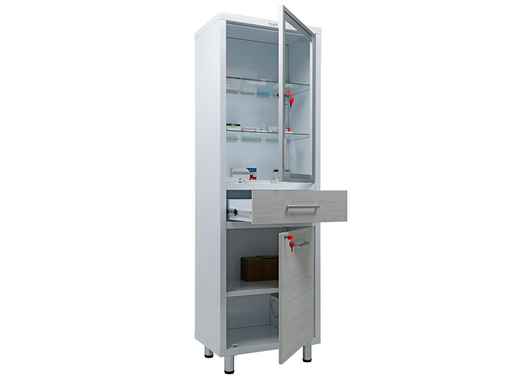 Медицинский шкаф HILFE 1750x600x400мм МД 1 ШМ-SSD в наличии