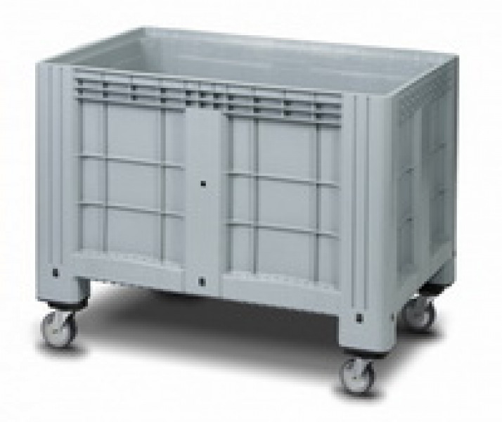 Цельнолитой пластиковый контейнер iBox 1200х800 (на колесах)  высокое качество товара
