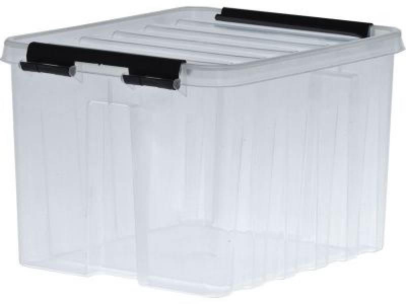 Ящик пластиковый 210х170х135 мм с крышкой и клипсами Rox box 3 высокое качество товара