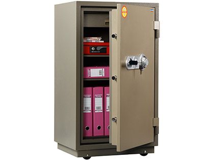 Огнестойкий сейф 991x565x451 мм VALBERG механический кодовый + ключевой