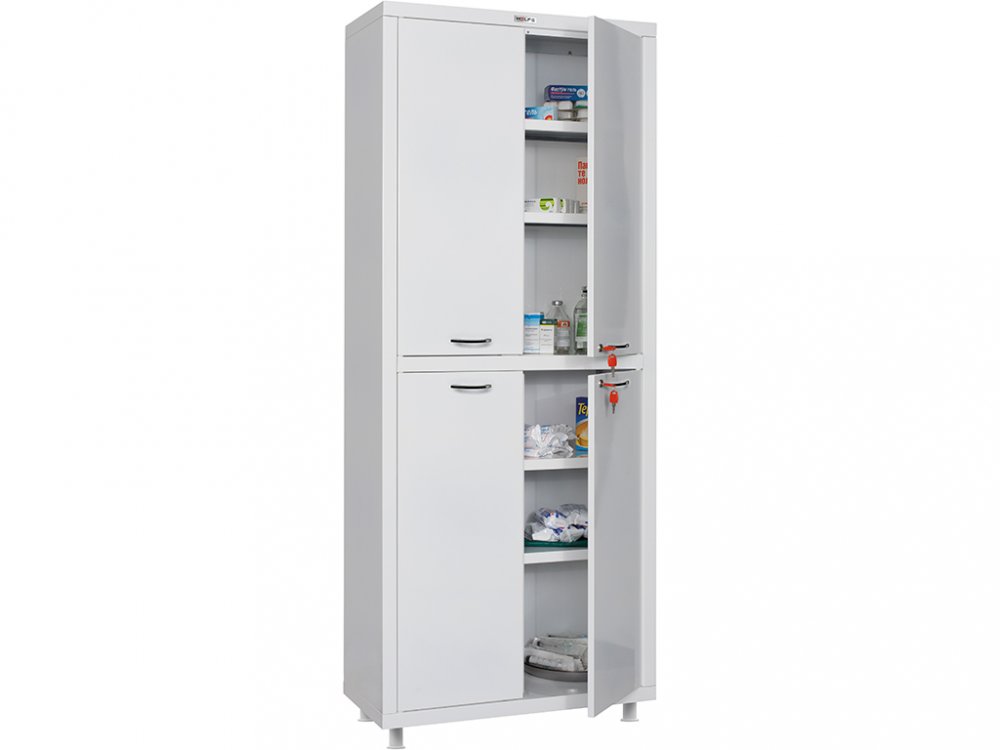 Медицинский шкаф HILFE 1655x700x320 со стальными полками МД 2 1670/SS высокое качество товара