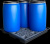 Сточный пластиковый поддон 1276x1276x160 серый ПС4 высокое качество товара