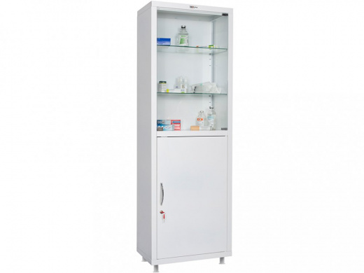 Медицинский шкаф HILFE 1750x600x400 со стеклянными полками МД 1 1760/SG высокое качество товара